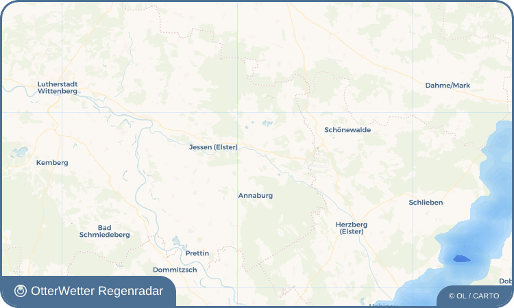 Widget-Vorschau für Klossa Wetter-Widget-Vorschau mit Vorhersagedaten für Klossa