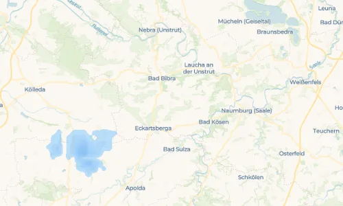 Regenradar Vorschaubild - Aktuelle Niederschläge in Klosterhäseler und Umgebung