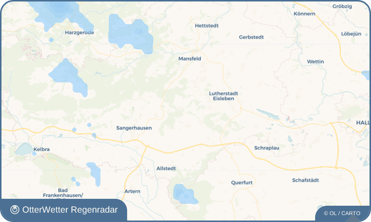 OtterWetter Regenradar-Widget Klosterrode