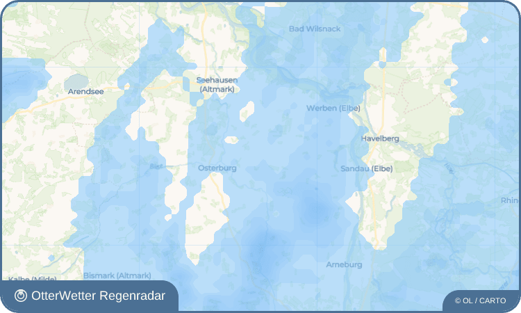 OtterWetter Regenradar-Widget Königsmark