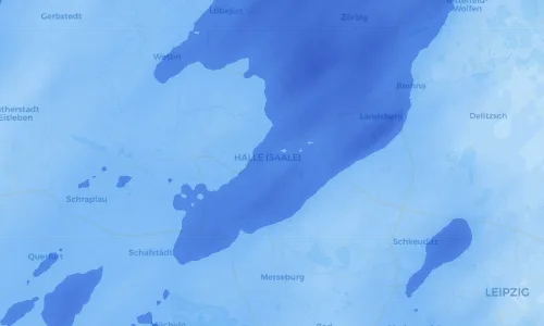 Regenradar Vorschaubild - Aktuelle Niederschläge in Königsviertel und Umgebung