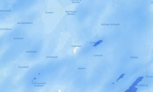 Regenradar Vorschaubild - Aktuelle Niederschläge in Könnern und Umgebung