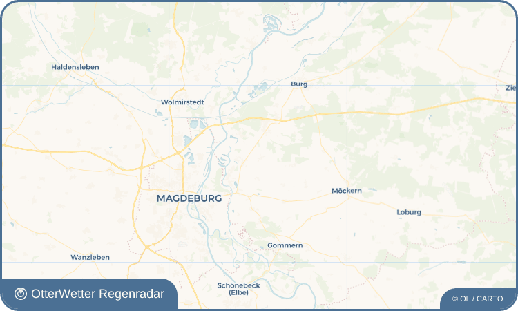 OtterWetter Regenradar-Widget Körbelitz
