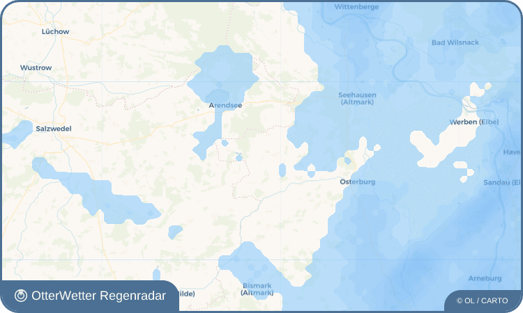 OtterWetter Regenradar-Widget Kossebau