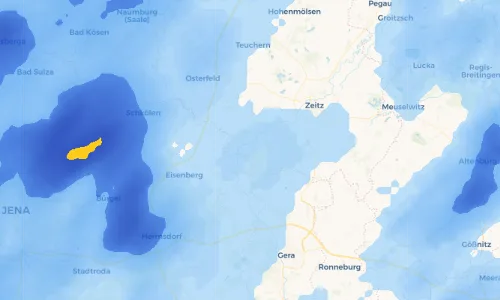 Regenradar Vorschaubild - Aktuelle Niederschläge in Koßweda und Umgebung
