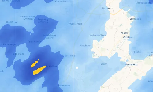 Regenradar Vorschaubild - Aktuelle Niederschläge in Kostplatz und Umgebung
