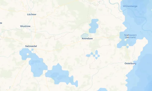 Regenradar Vorschaubild - Aktuelle Niederschläge in Kraatz und Umgebung