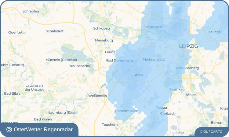 Wetter-Widget-Vorschau mit Vorhersagedaten für Kraßlau