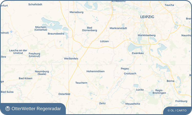 OtterWetter Regenradar-Widget Kreischau