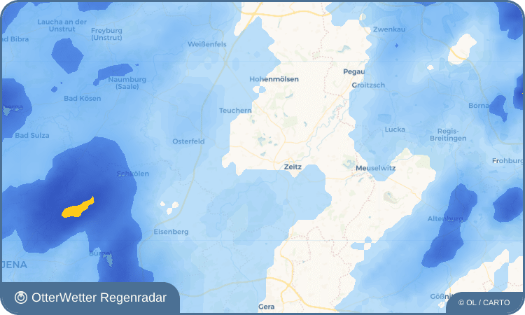 OtterWetter Regenradar-Widget Kretzschau