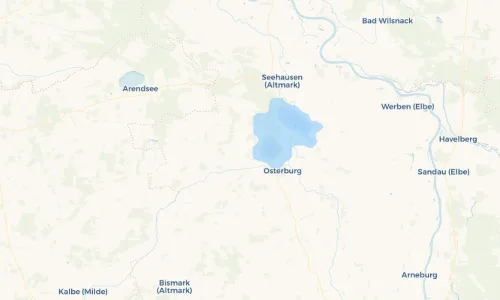 Regenradar Vorschaubild - Aktuelle Niederschläge in Krevese und Umgebung