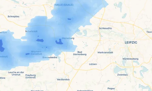 Regenradar-Vorschau: aktuelle Niederschläge in Kreypau und Umgebung