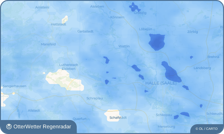 Wetter-Widget-Vorschau mit Vorhersagedaten für Krimpe