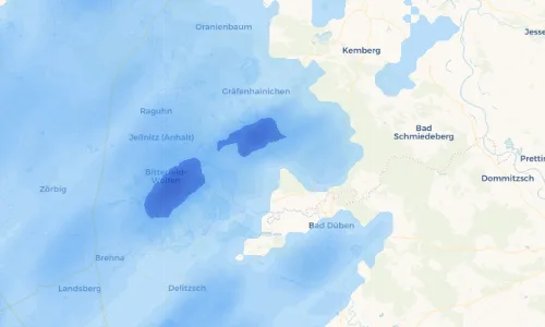 Regenradar Vorschaubild - Aktuelle Niederschläge in Krina und Umgebung