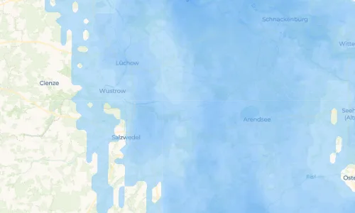 Regenradar Vorschaubild - Aktuelle Niederschläge in Kriwitz und Umgebung