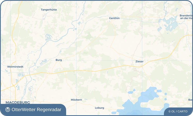 OtterWetter Regenradar-Widget Krüssau