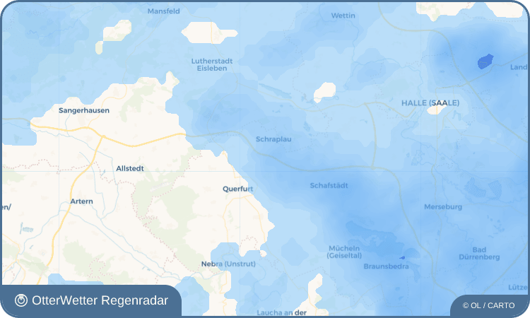 OtterWetter Regenradar-Widget Kuckenburg