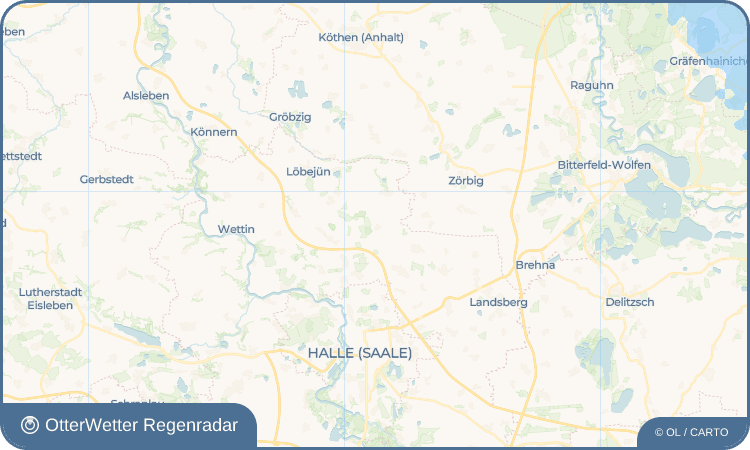 Widget-Vorschau für Kütten Wetter-Widget-Vorschau mit Vorhersagedaten für Kütten