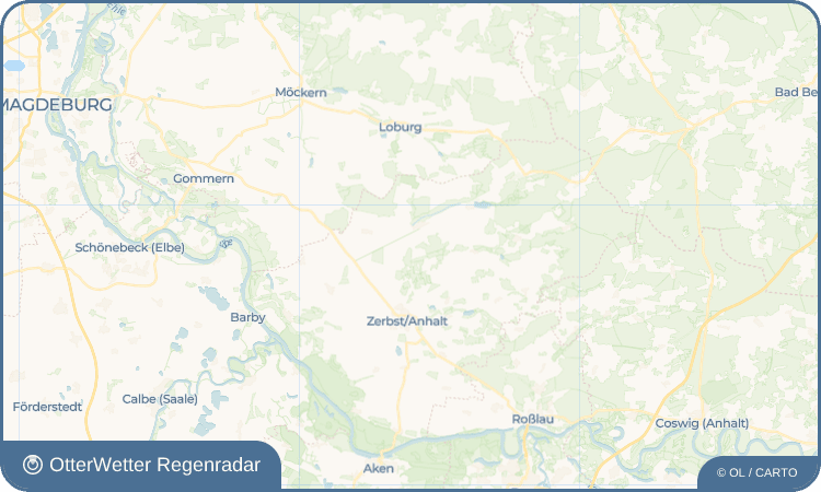 OtterWetter Regenradar-Widget Kuhberge