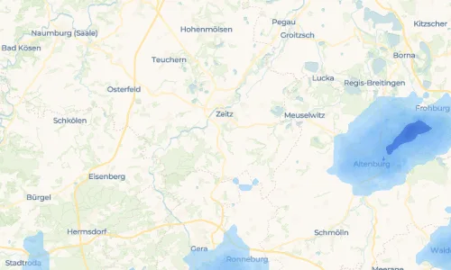 Regenradar Vorschaubild - Aktuelle Niederschläge in Kuhndorf und Umgebung