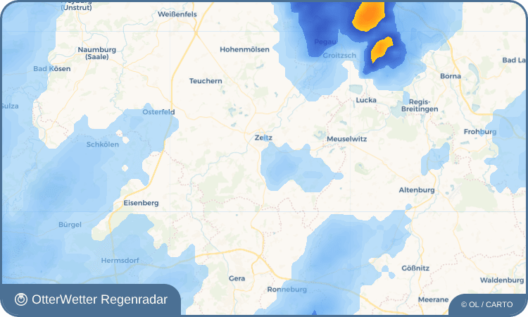 OtterWetter Regenradar-Widget Kuhndorf