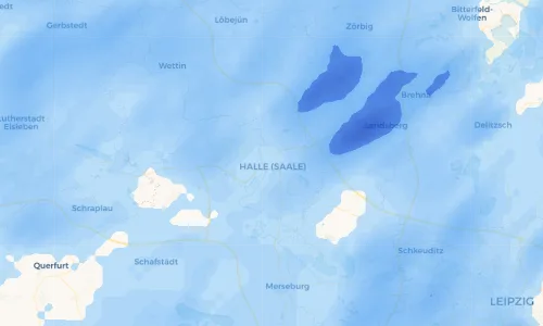 Regenradar Vorschaubild - Aktuelle Niederschläge in Kulturinsel und Umgebung