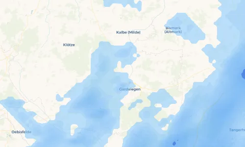 Regenradar Vorschaubild - Aktuelle Niederschläge in Laatzke und Umgebung