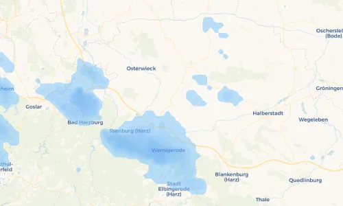 Regenradar Vorschaubild - Aktuelle Niederschläge in Langeln und Umgebung