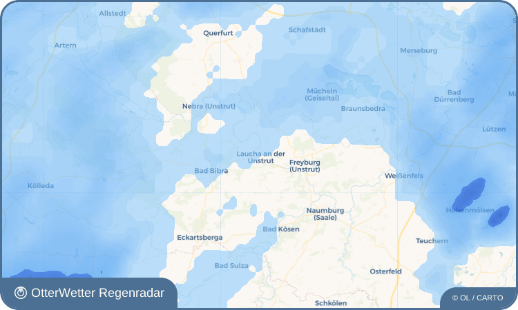 OtterWetter Regenradar-Widget Laucha an der Unstrut