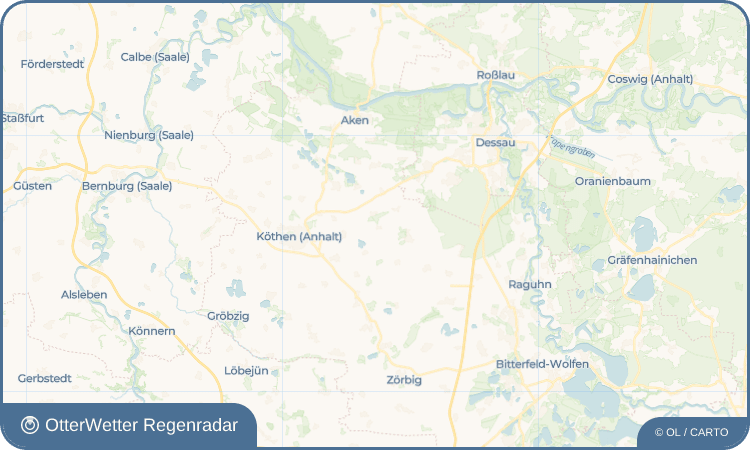 OtterWetter Regenradar-Widget Lausigk