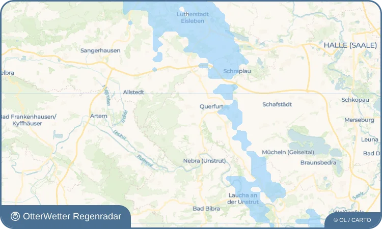 Wetter-Widget-Vorschau mit Vorhersagedaten für Leimbach