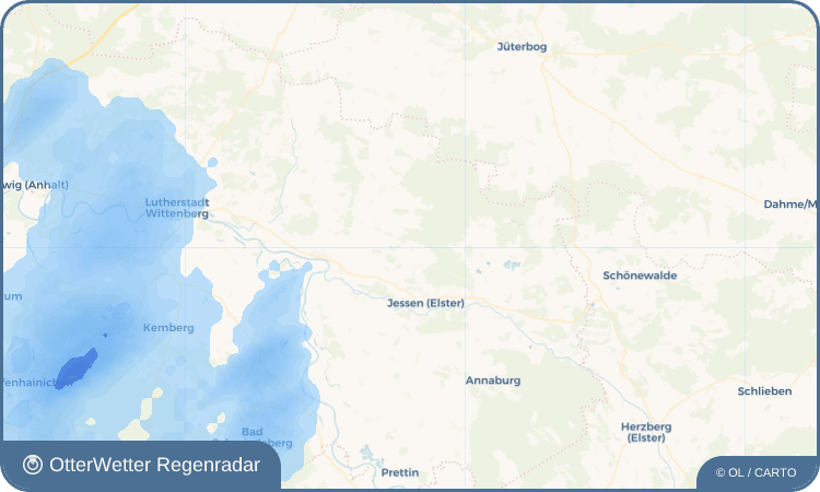 OtterWetter Regenradar-Widget Leipa