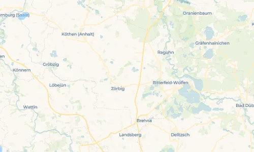 Regenradar Vorschaubild - Aktuelle Niederschläge in Löberitz und Umgebung