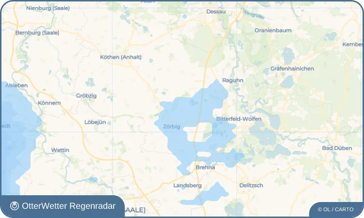 Wetter-Widget-Vorschau mit Vorhersagedaten für Löberitz