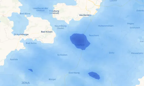 Regenradar Vorschaubild - Aktuelle Niederschläge in Löbitz und Umgebung