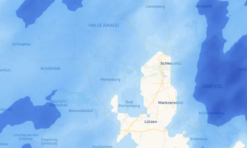 Regenradar Vorschaubild - Aktuelle Niederschläge in Löpitz und Umgebung