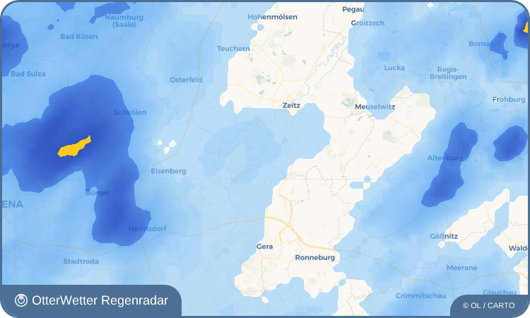 OtterWetter Regenradar-Widget Lonzig