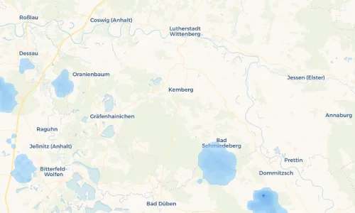 Regenradar Vorschaubild - Aktuelle Niederschläge in Lubast und Umgebung