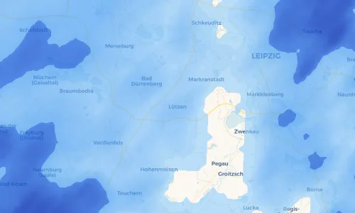 Regenradar Vorschaubild - Aktuelle Niederschläge in Lützen und Umgebung
