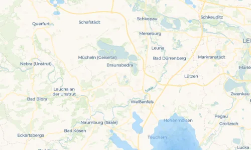 Regenradar Vorschaubild - Aktuelle Niederschläge in Lunstädt und Umgebung