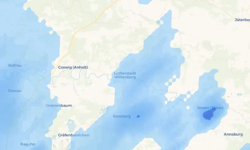 Regenradar Vorschaubild - Aktuelle Niederschläge in Lutherstadt Wittenberg und Umgebung