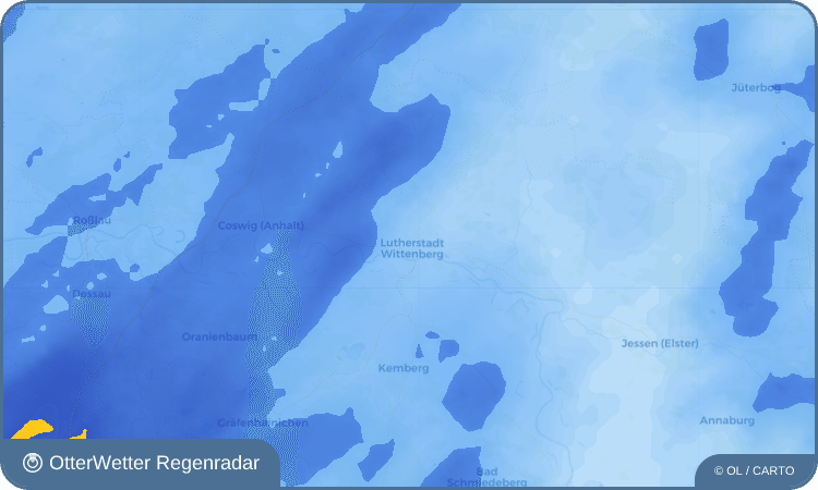 OtterWetter Regenradar-Widget Lutherstadt Wittenberg