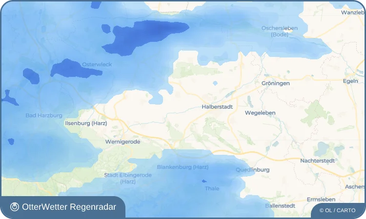 Wetter-Widget-Vorschau mit Vorhersagedaten für Mahndorf