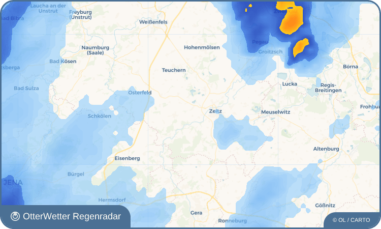 OtterWetter Regenradar-Widget Mannsdorf