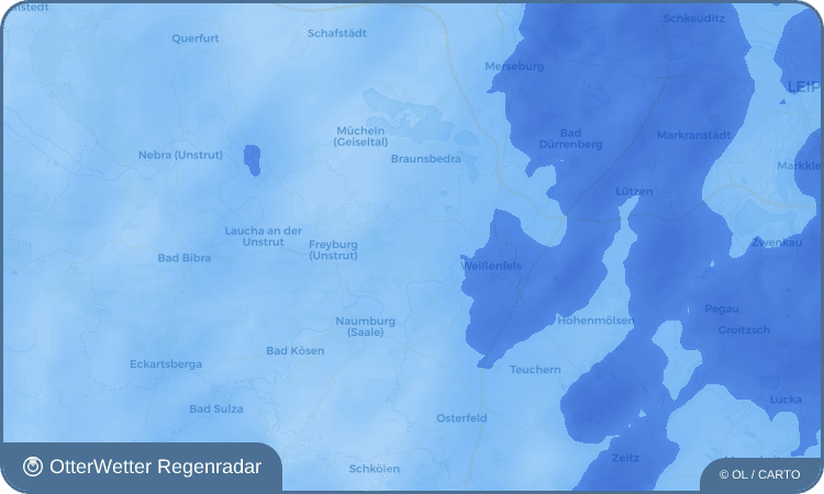 Wetter-Widget-Vorschau mit Vorhersagedaten für Markröhlitz