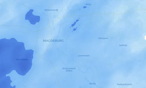 Regenradar Vorschaubild - Aktuelle Niederschläge in Menz und Umgebung