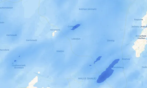 Regenradar Vorschaubild - Aktuelle Niederschläge in Merbitz und Umgebung