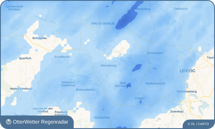 OtterWetter Regenradar-Widget Merseburg