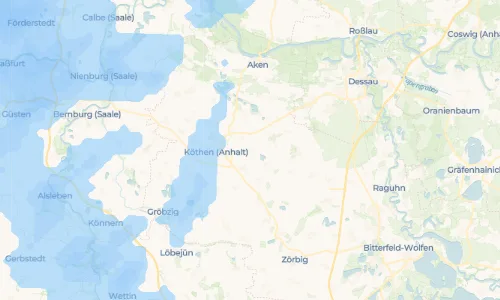 Regenradar Vorschaubild - Aktuelle Niederschläge in Merzien und Umgebung