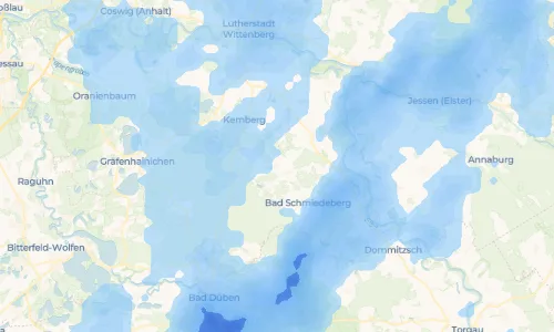 Regenradar Vorschaubild - Aktuelle Niederschläge in Meuro und Umgebung